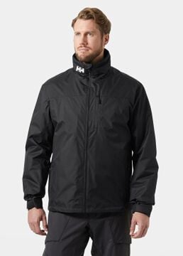 Helly Hansen Crew Hooded Pile Erkek Mont Black