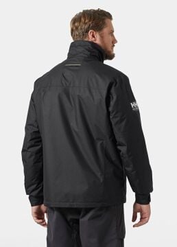 Helly Hansen Crew Hooded Pile Erkek Mont Black