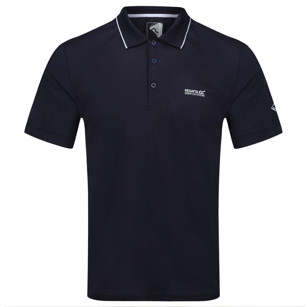 Regatta Maverik V Polo Yaka Erkek T-Shirt Lacivert