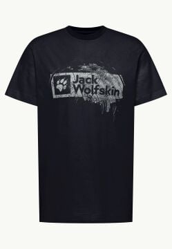 Jack Wolfskin Brand Erkek Tişört Koyu Lacivert
