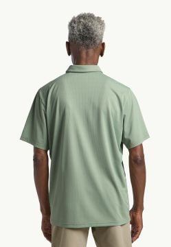 Jack Wolfskin Delgami Polo Erkek Tişört Yeşil