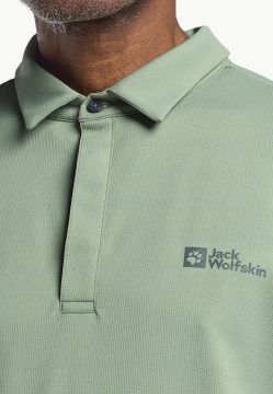 Jack Wolfskin Delgami Polo Erkek Tişört Yeşil