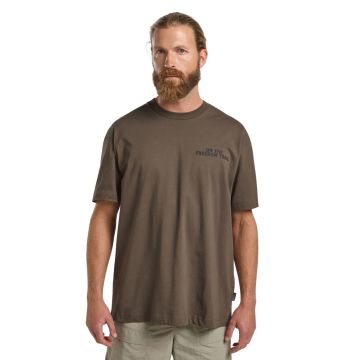 Jack Wolfskin Trailblazer Erkek Tişört Kahve Beji