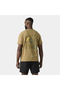 Helly Hansen Massif Graphic Erkek T-Shirt Kahve