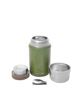 Nurgaz Campout Çift Katmanlı Yemek Termosu Yeşil 600 ML