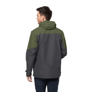 Jack Wolfskin Glaabach 3IN1 Mont - Yeşil