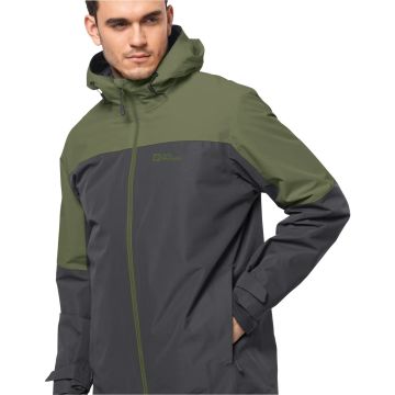 Jack Wolfskin Glaabach 3IN1 Mont - Yeşil