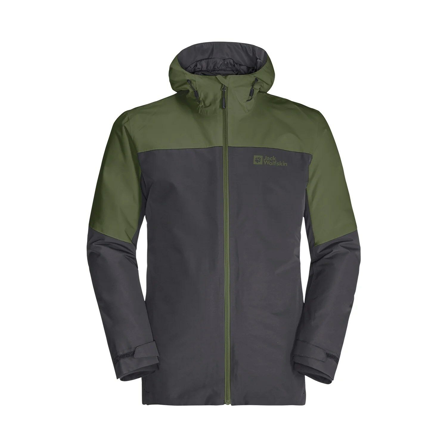 Jack Wolfskin Glaabach 3IN1 Mont - Yeşil