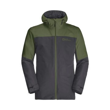 Jack Wolfskin Glaabach 3IN1 Mont - Yeşil
