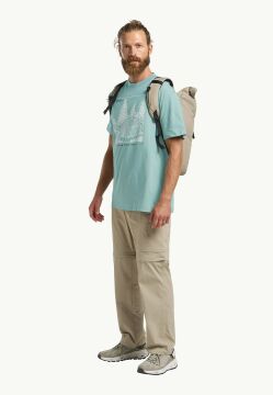Jack Wolfskin Freeroamer Erkek Tişört Pastel Yeşil