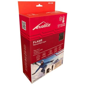 Evolite E-3137 Flame Kadın Termal İçlik Set Siyah