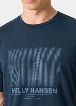 Helly Hansen HP Race Graphic Erkek T-Shirt Navy