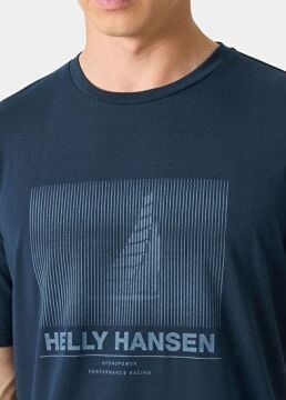 Helly Hansen HP Race Graphic Erkek T-Shirt Navy