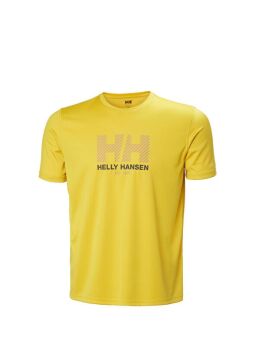 Helly Hansen Tech Graphic Erkek T-Shirt Gold Rush