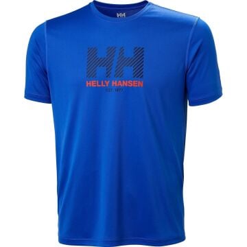 Helly Hansen Tech Graphic T-Shirt 2.0 Erkek Mavi