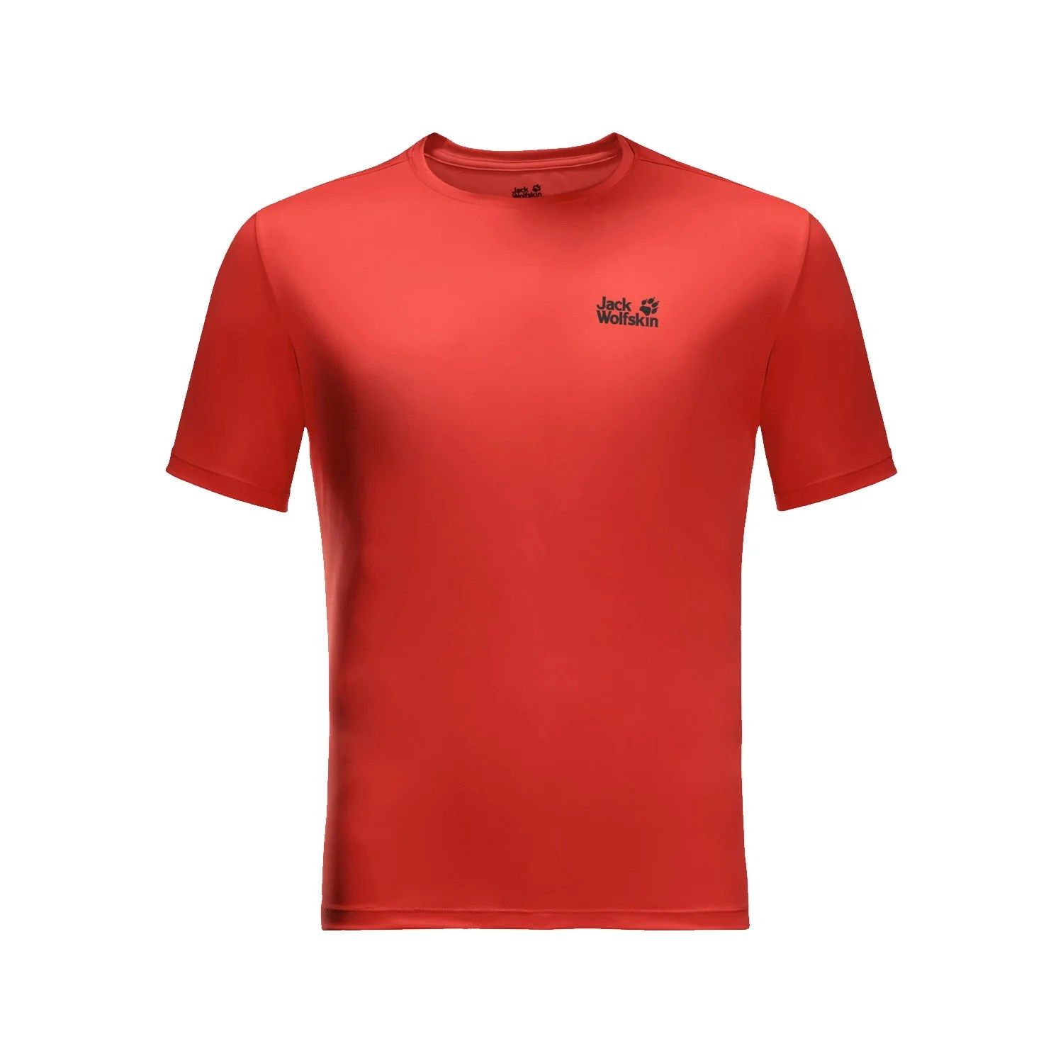 Jack Wolfskin Tech Erkek T-Shirt Kırmızı