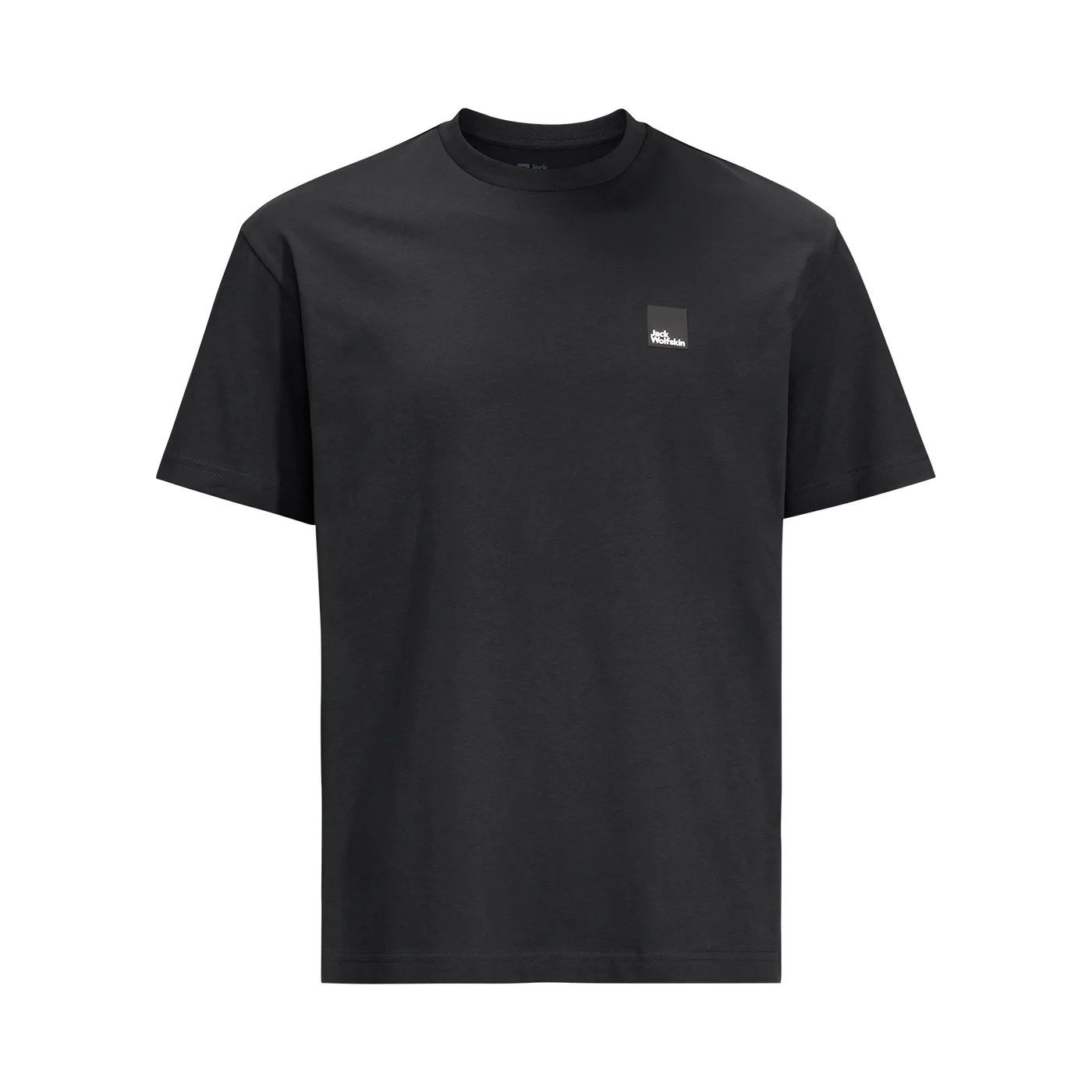 Jack Wolfskin Eschenheimer Outdoor Tişört - Black