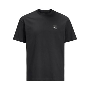Jack Wolfskin Eschenheimer Outdoor Tişört - Black