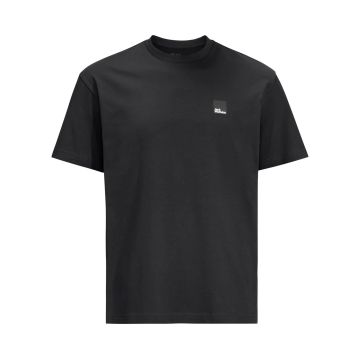 Jack Wolfskin Eschenheimer Outdoor Tişört - Black