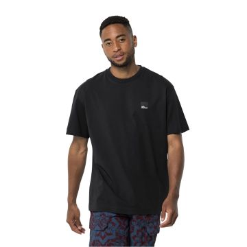 Jack Wolfskin Eschenheimer Outdoor Tişört - Black