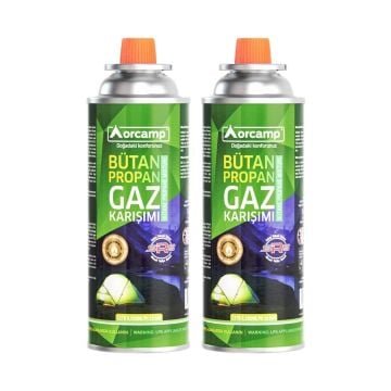 Orcamp 2li 227 Gram Valfli Gaz Ocak Kartuşu