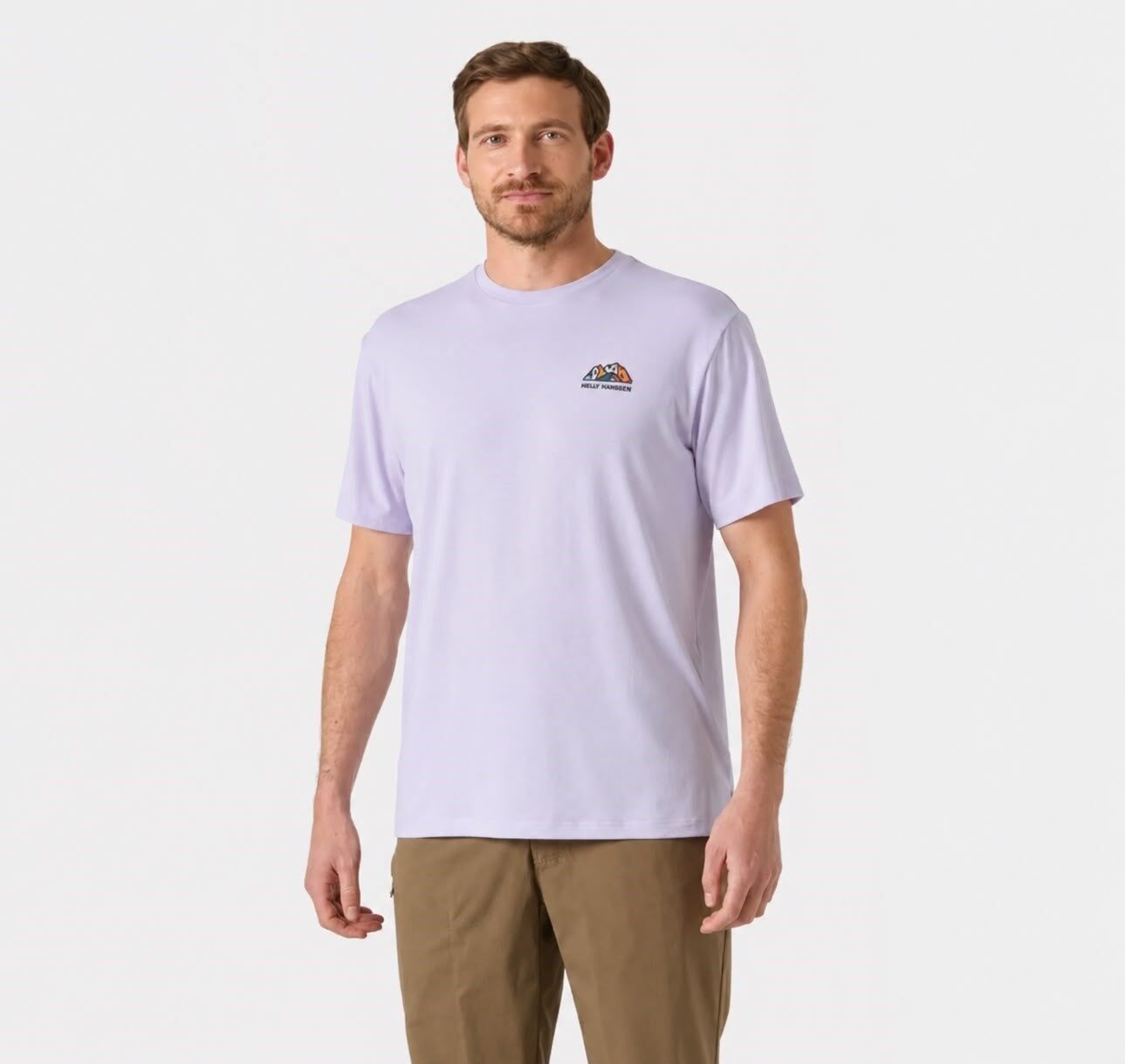 Helly Hansen Skog Recycled Graphic Erkek T-Shirt Mor