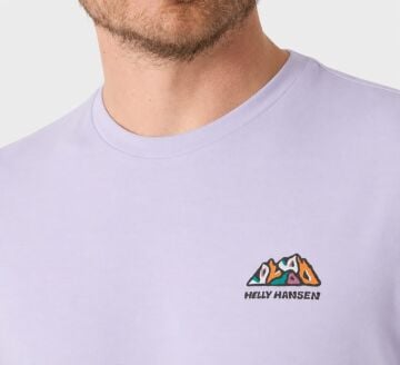 Helly Hansen Skog Recycled Graphic Erk T-Shirt Mor