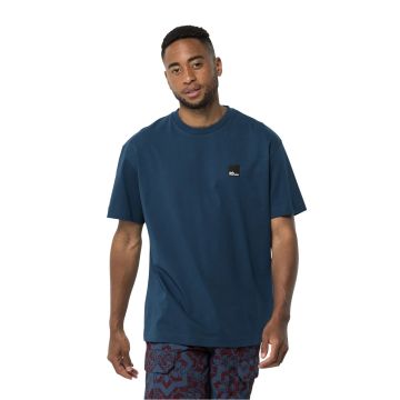 Jack Wolfskin Eschenheimer Outdoor Tişört -Blue