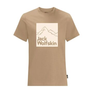 Jack Wolfskin Brand Erkek Outdoor Tişört - Sand Storm