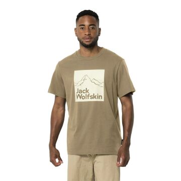 Jack Wolfskin Brand Erkek Outdoor Tişört - Sand Storm