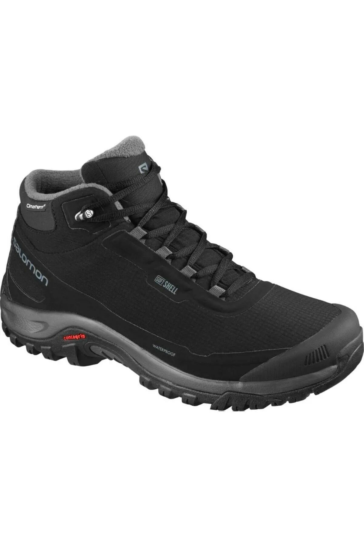 Salomon Shelter CS Waterproof Erkek Outdoor Bot Siyah 7,5 (41 1/3) - BLACK/EBONY/BLACK