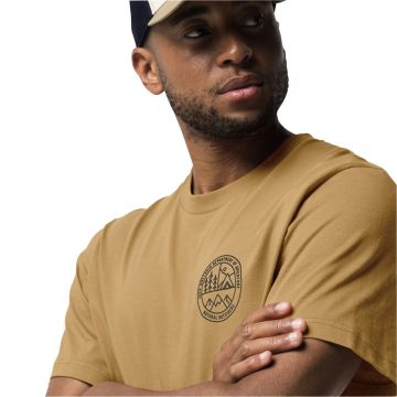 Jack Wolfskin Campfire Erkek Outdoor T-Shirt - Sarı