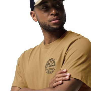 Jack Wolfskin Campfire Erkek Outdoor T-Shirt - Sarı