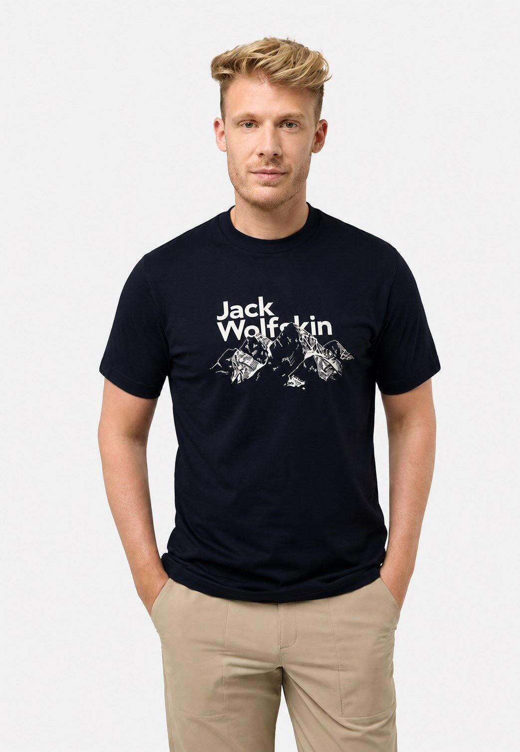 Jack Wolfskin Bergblick T M T-Shirt Dark Navy