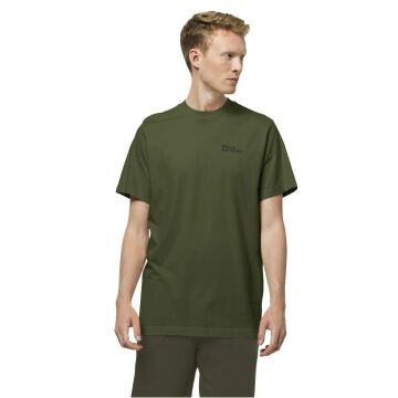 Jack Wolfskin Essential Erkek Tişört - Yeşil
