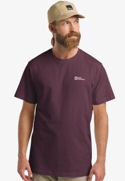 Jack Wolfskin Essential Erkek T-Shirt Amaranth Mor