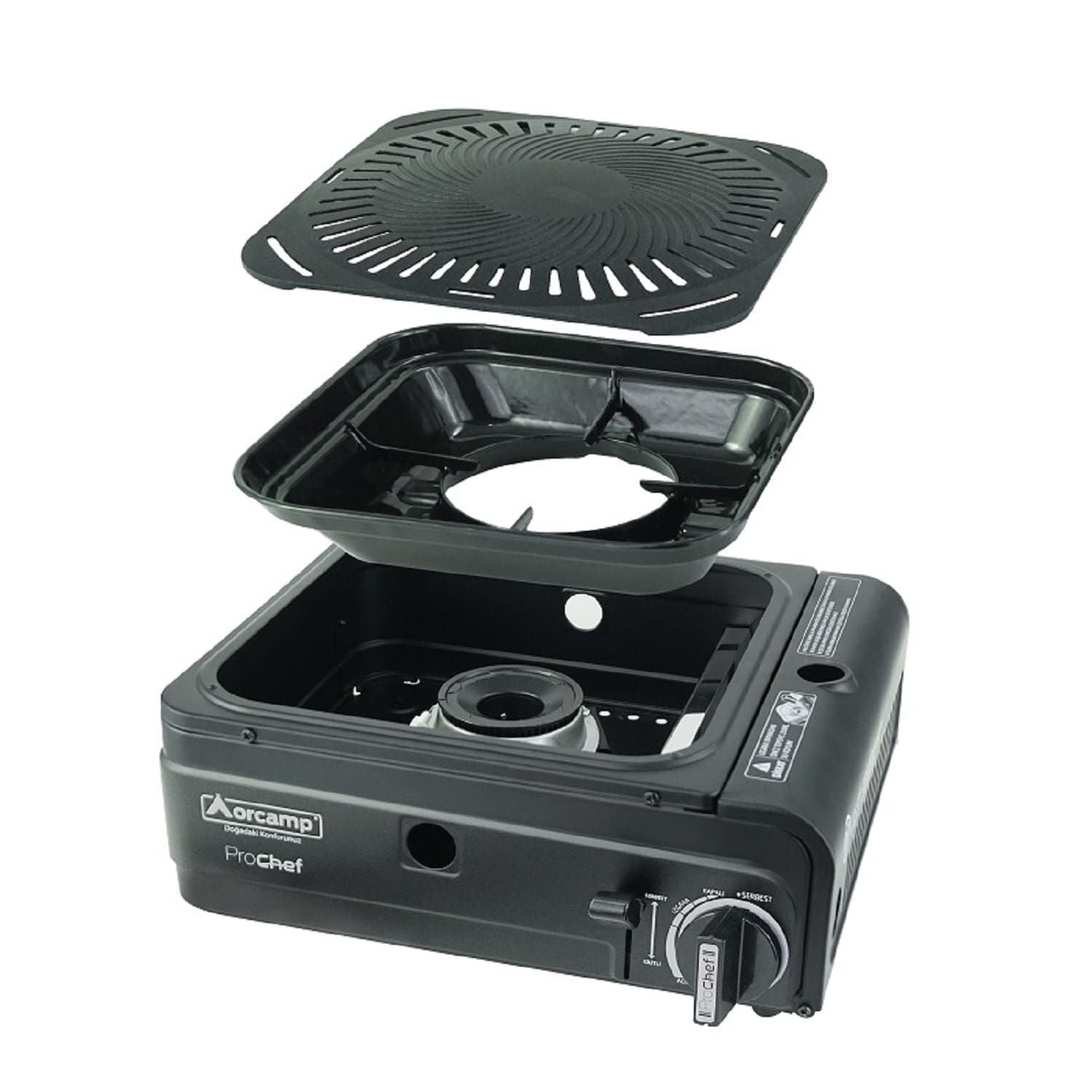 Orcamp CK-509 Pro Chef Dumansız Izgara ve Portatif Ocak