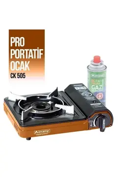 Orcamp CK-505 Tekli Portatif Kamp Ocağı Gaz Stop Emniyetli