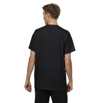 Jack Wolfskin Essential Erkek Tişört - Siyah