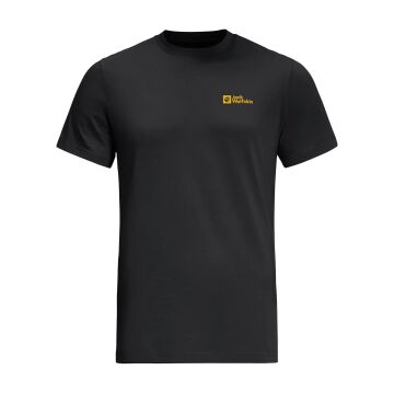 Jack Wolfskin Essential Erkek Tişört - Siyah