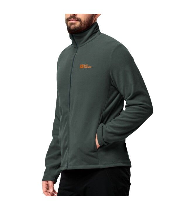 Jack Wolfskin Taunus FZ Erkek Polar Black Olive L