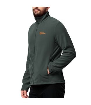 Jack Wolfskin Taunus FZ Erkek Polar Black Olive L