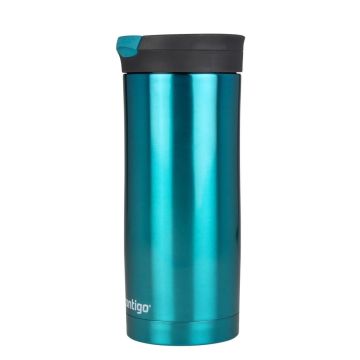 Contigo Huron Vakumlu Termos Matara Tek El Kaldır İç Yeşil 470ml