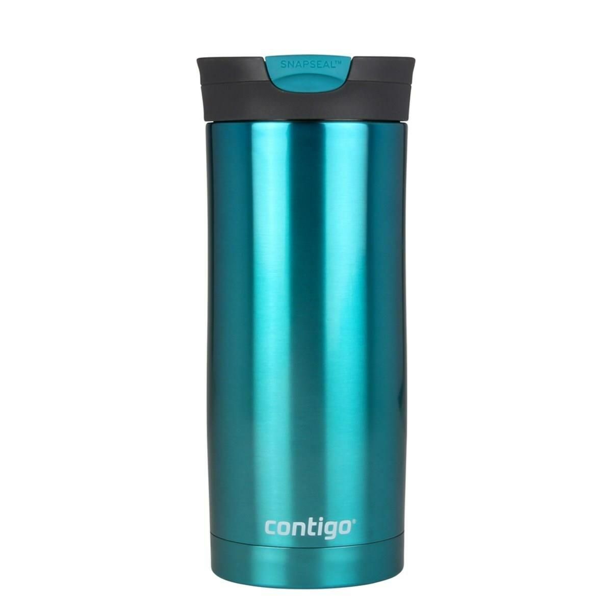 Contigo Huron Vakumlu Termos Matara Tek El Kaldır İç Yeşil 470ml