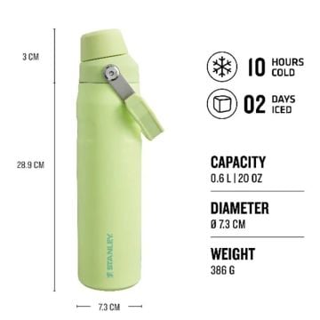 Stanley The Aerolight IceFlow Soğuk Su Termosu 0,60 Lt Yeşil