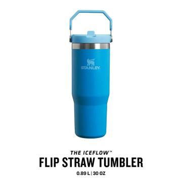 Stanley The IceFlow Flip Straw Pipetli Termos Mavi