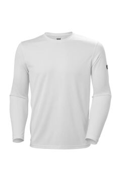 Helly Hans Hh Tech Crew Ls 2.0 Uv Üst Erkek Beyaz