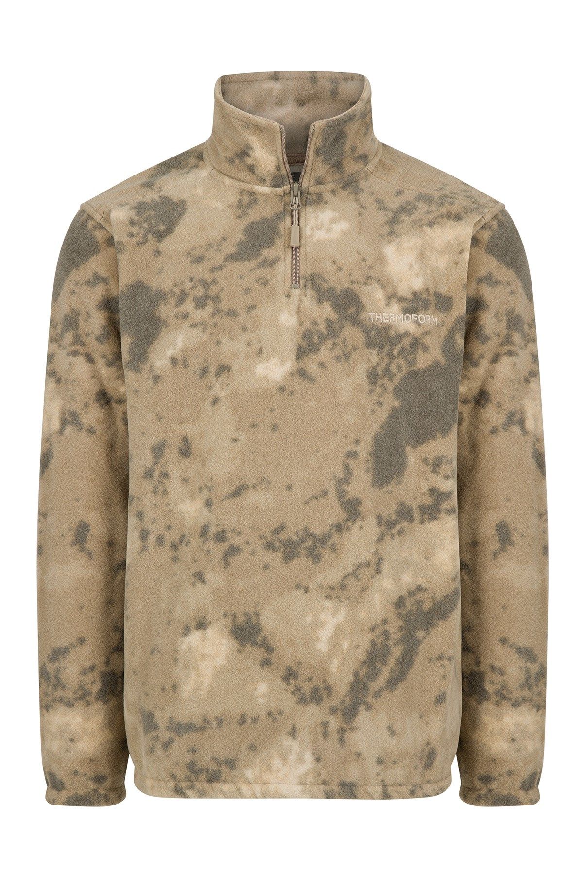 Thermoform Polarline Erkek 1/4 Fermuar Kamuflaj Sweatshirt