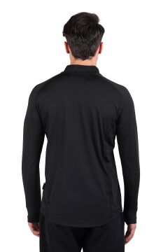 Thermoform Pro Yarım Fermuar Sweatshirt Heat SİYAH