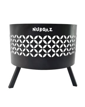 NURGAZ Orman Şöminesi Yıldız Desen
